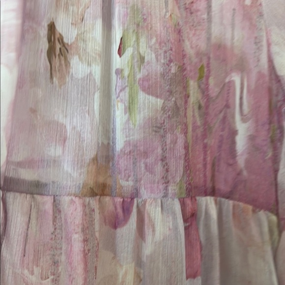 MELLODAY Pink Puff Sleeve Mini Dress (Missing inner dress) - Picture 7 of 16